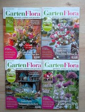 4 Garten Flora 2 Zeitschriften v. 2024 u. 2 Zeitschriften von 2025 NEU