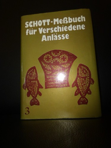 Schott meßbuch für - schott-meßbuch,