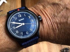 Hanhart Pioneer Flieger One Night Blue Limited Edition 
