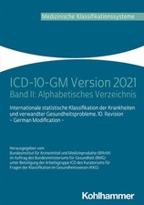 ICD-10-GM Version 2021: Band II: Alphabetisches Verzeichnis 