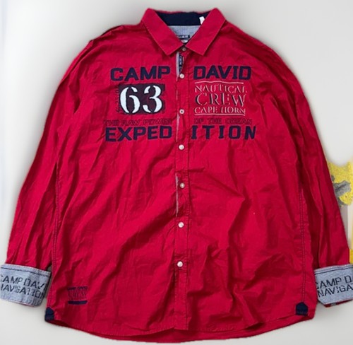 Camp david hemd xxl rot - hemd, big