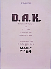 COMMODORE 64/128 -- D.A.K