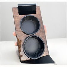 Getränkehalter Zebrano W124 Mercedes Benz E Klasse Mittelkonsole mit Handyhalter