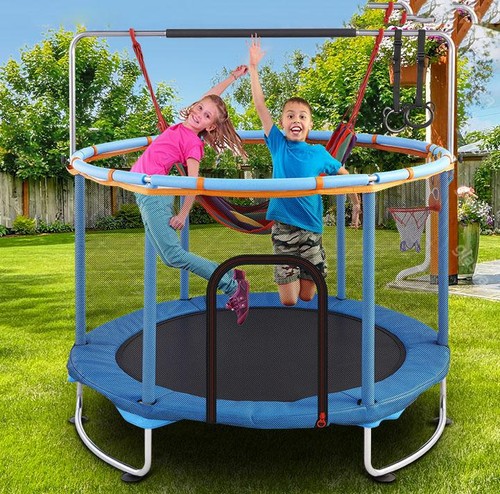 Kinder trampolin 150 rot - trampolin,