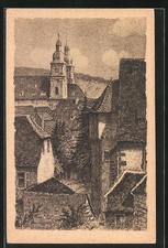 Künstler-AK Amorbach /Unterfranken, Alt-Amorbach 