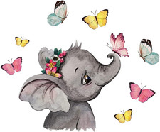 Mini Fensterdeko Elefantenkopf