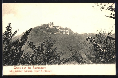 Rothenburg kyffhäuser - ak,