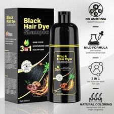 Schwarzes haarfärbe shampoo - haarfärbe,