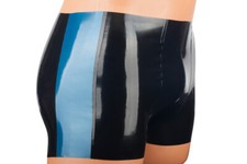 Latex herren shorts - latex,