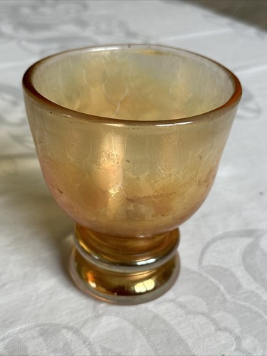 Pokal vase golden - pokal, irisierend