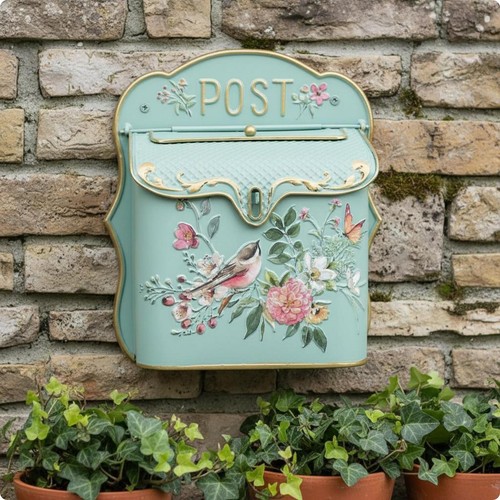 Vintage wandbriefkasten aus - wandbriefkasten,