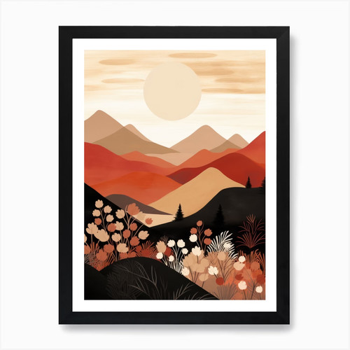 Sonnenuntergang den bergen - sonnenuntergang,