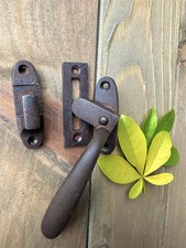 Fenstergriff, Verriegelung - Fenster Verschluss, Riegel wie antik - rechts