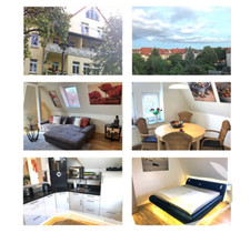 Ferienwohnung*****❤️ Erfurt ruhig Premium zentral Parkplatz Sauna FeWo