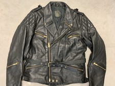 Herren Leder Motorradjacke