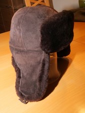 Fellmütze Schapka Kunstfell braun