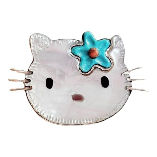 Zuni indianer silber 925 kitty - silber,
