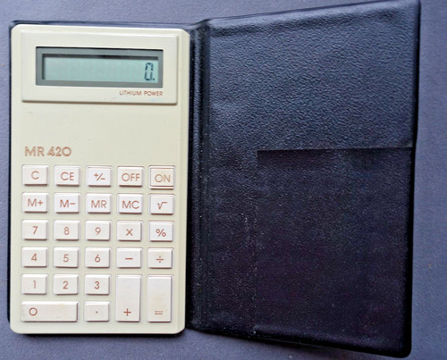Ddr taschenrechner 420 - ddr, mr