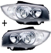 SCHEINWERFER VORNE RECHTS + LINKS BMW 1 E81 E82 E87 E88 2009- H7 H7