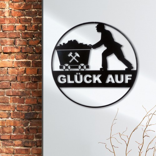 Gilde wandbild metall glück - gilde,