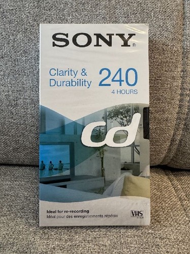 Sony 240 vhs videokassette - cd,