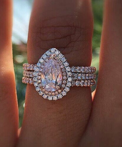 Birnenschliff diamant - 3,75,