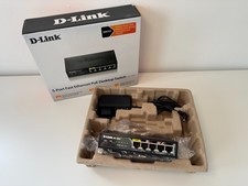 D-Link DES-1005P Fast Ethernet Switch (5-Port Layer2, 10/100 Mbit/s, PoE