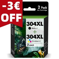 1-2 304XL Patronen für HP-304 XL DeskJet 2620 2630 3720 3730 3750 Envy5010 5030.