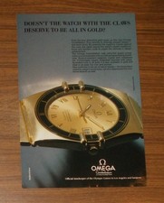 Seltene Werbung vintage OMEGA