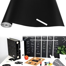 Tafelfolie Selbstklebend Kreidefolie Schwarz Beschriftbar Wanddeko Küche Folie
