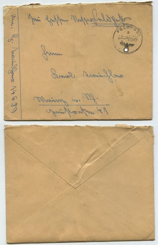 41921 feldpostbrief - -,