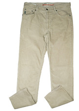 Brax Cooper Herren Jeans Hose Cord regular Fit stretch straight 52 W35 L34 beige