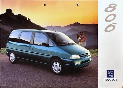 Peugeot 806 prospekt brochure - 806,