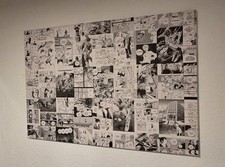 Echte Manga Kunst Leinwand
