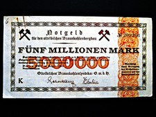 Berlin / Ostelbischer Braunkohlenbergbau  5 Millionen Mark  1923