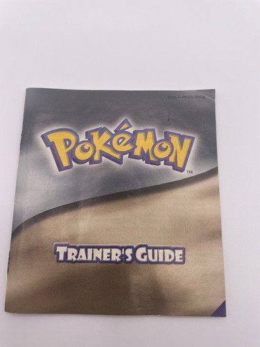 Pokemon trainer guide gold - trainer's,