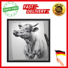 Kuh Skizzen Leinwand Wandbild