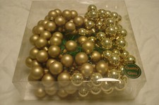 144 Glaskugeln am Draht 2cm