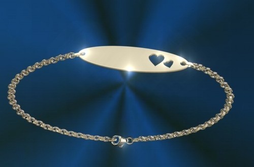 Armband oval 925 - oval,,