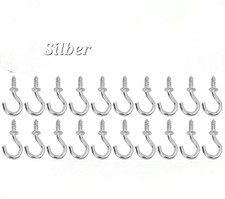 20 Stück Schraubhaken