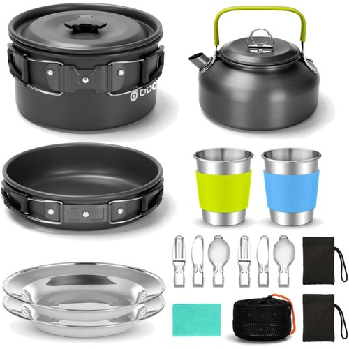 Camping kochgeschirr set topf - set,
