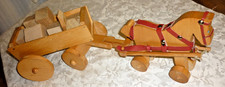 Holz pferdegespann - holz,