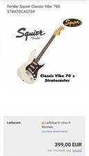 Fender Classic Vibe 70‘s
