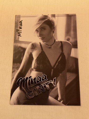 Minaa ginty autogrammkarte - autogrammkarte,