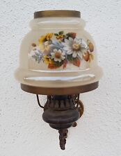 alte Holz, Messing Wandleuchte