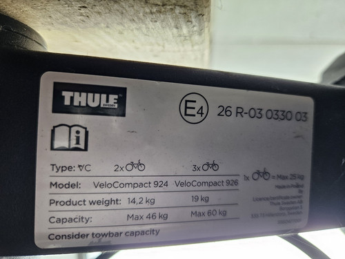 Thule velocompact 926 - thule,