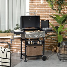 Outsunny Gasgrill 3 KW 3+1