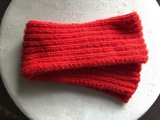 schal selbstgestrickt - in Rot