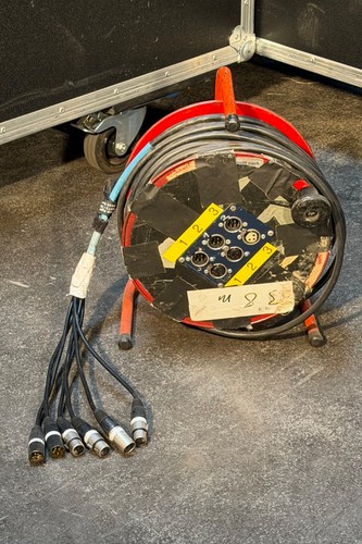 Xlr multicore kabeltrommel - xlr,