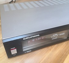 Radio-Tuner, Grundig T 7200 AM/FM-Tuner, DIN 45500 High Fidelity, schwarz/silber